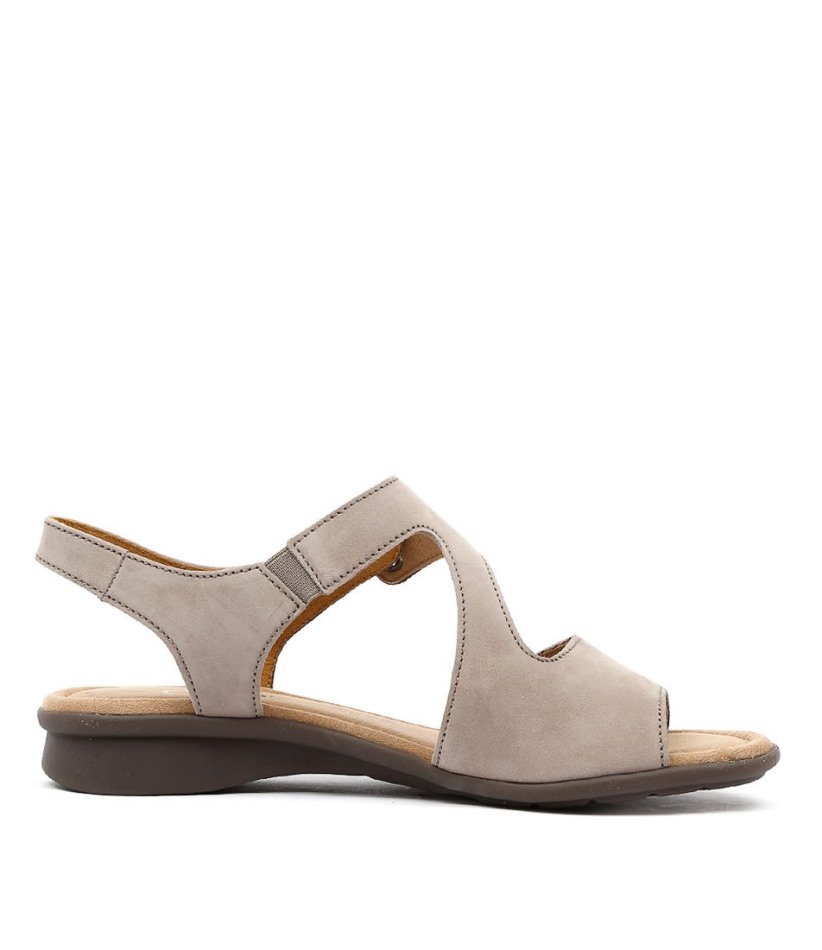 Sandales En Cuir Nubuck Suraya Visone Gabor | Exclusif